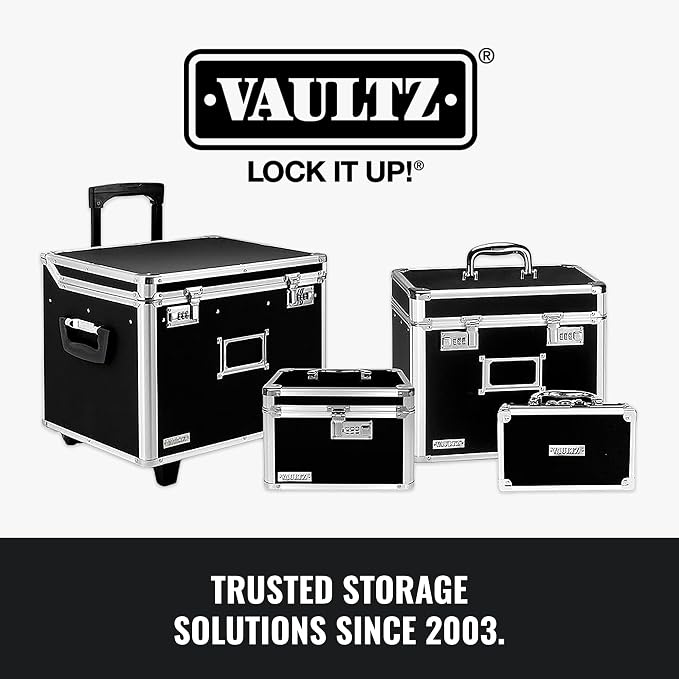 Vaultz Locking Deluxe Tablet and Laptop Case, Tactical Black, VZ03760 | Secure key lock design protects tablets and laptops while traveling, durable deluxe construction built for daily use - Image 8