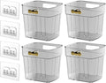 4 Pack Adhesive Cabinet Door Organizer, Compact Pantry Organizers and Storage Bins, Clear Bathroom Storage Organizer Shelf for Narrow Space, Wall Mounted Shower Caddy Hanging Sink Caddy by Veefos