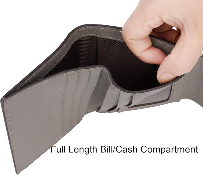 Ultra Thin Small Compact Leather Womens Girls Wallets RFID Blocking Credit Card Holder for Women - Image 5