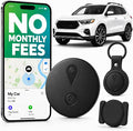 GPS Tracker for Vehicles, Mini Hidden Magnetic Car Locator with Real-Time Tracking, Works with Apple Find My, No Monthly Fee or SIM Card, IP67 Waterproof, 365-Day Battery, iOS Only, Black | GPS Tracker for Vehicles by Unknown