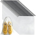 32 Pcs Shoe Bags for Travel，PLULON 15.7" x 11.8" Clear Drawstring Storage Plastic Bags Shoes Organizer for Packing Waterproof Dustproof Women Men Portable Travel Essentials by PLULON