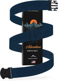 Unisex Adventure Stretch Belt, 1.30" Width, Non Slip, Travel Friendly Buckle. Designed in USA. by ONE-BELT