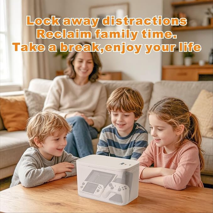 Small Medication Lock Box with Combination Code, Lockable Storage Box for Pills/Snacks/First Aid Kits, Phone/Personal Items, Secure Container for Home/Fridge/Office/Travel- Reusable (Beige) - Image 5