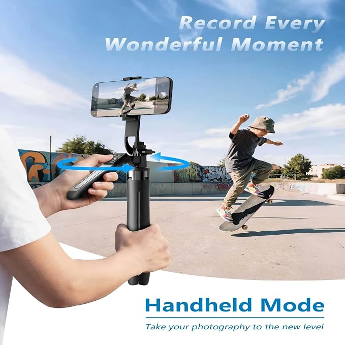 Phone Tripod with Remote: Selfie Stick for iPhone Android | 71" extendable tripod with remote, 360° rotation and stable quad base for selfies, video recording and travel - Image 3
