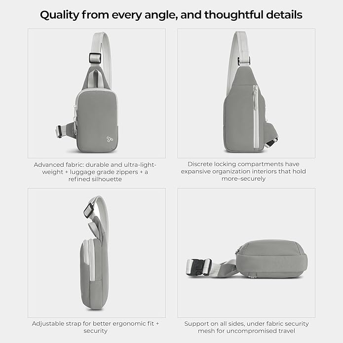 Travelon Anti-Theft The Voyages Compact Sling - Image 6