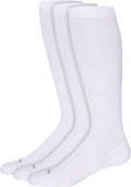 Nylon Knee High Socks - 15-20mmHg Graduated Compression Socks - Soft & Breathable Support Unisex Socks by Comrad