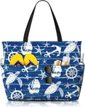 Beach Bag Tote Bags Waterproof Sandproof for Women Large Beach Tote Pool Bag Foldable with Zipper for Travel Weekend by MAHIPOCI