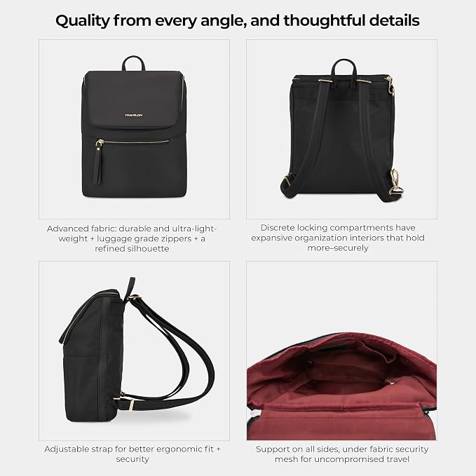 Travelon Anti-Theft Addison Backpack - Image 5