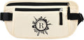 Personalized Initial Money Belt,RFID Blocking Travel Secure Bag,Monogrammed Gift for Women, Mom and Travel enthusiasts(R) by DAITET