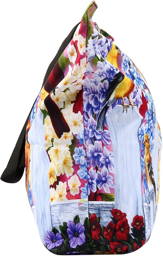 Beach Tote Bags Travel Totes Bag Shopping Zippered Tote for Women Foldable Waterproof Overnight Handbag - Image 5