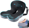 Seat Cushion with Lumbar Support Pillow, Back and Seat Cushion for Office | Ergonomic L-Shaped Car Seat Cushion for Cars, Wheelchairs, Truck Seat Cushion for Sciatica & Lower Back Pain Relief by MosxoedEnjoyLife