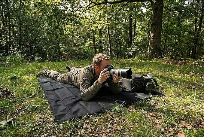 Pocket Blanket, Compact Blanket for Picnic, Beach, Festival | Sandproof, Waterproof, Stakes & Carabiner Included, Packable Lightweight Tarp for Camping, Hiking, Backpacking, Travel - Image 6