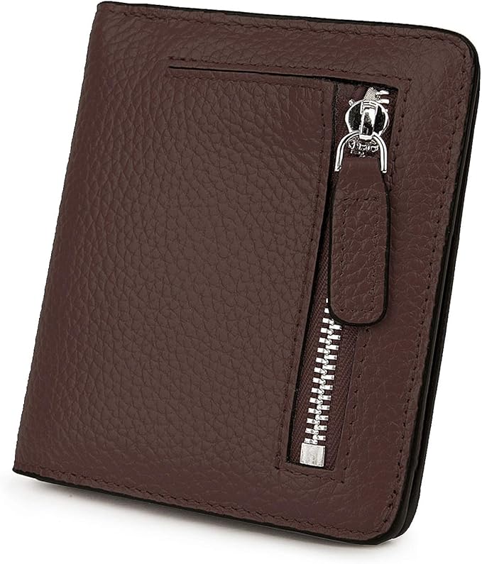 Small Leather Wallet for Women, Ladies Credit Card Holder RFID Blocking Women's Mini Bifold Pocket Purse by AINIMOER