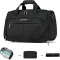 Hanke Small Underseat Carry On Luggage Bags for Travel with 10 Pockets. | Airline Approved Foldable Personal Bag w/ Luggage Sleeve; Tote Duffle & Bento Bag, Flight Attendant Weekender for Men & Women by Hanke