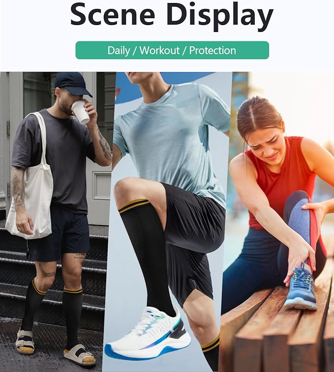 FuelMeFoot 3 Pack Copper Compression Socks - Compression Socks Women & Men Circulation - Best for Medical,Running,Athletic - Image 6