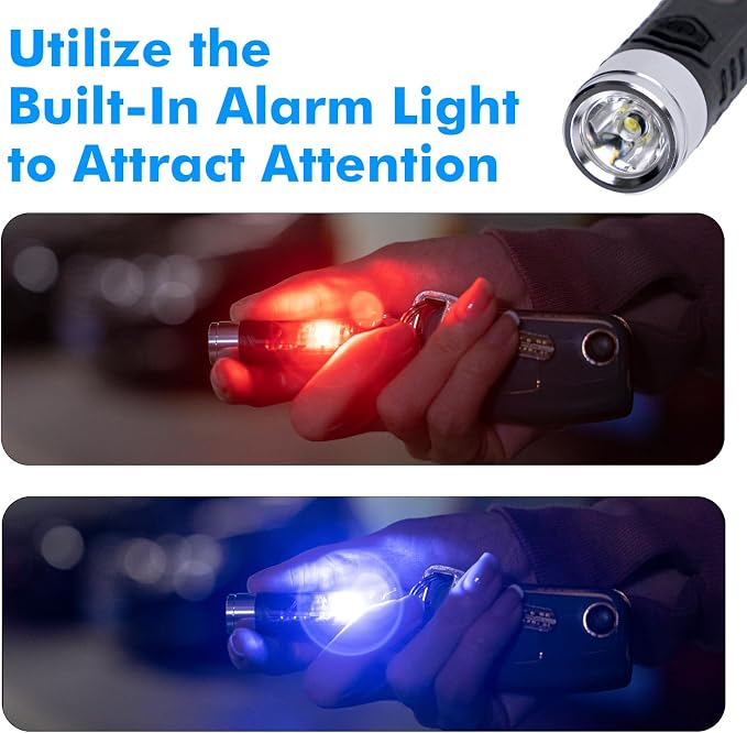 Find My Keychain Flashlight Rechargeable | Compatible with Apple Find My, Magnetic Mini Flashlight Keychain with Loud Sound, USB-C Rechargeable, Front Bike Light, LED - Image 7