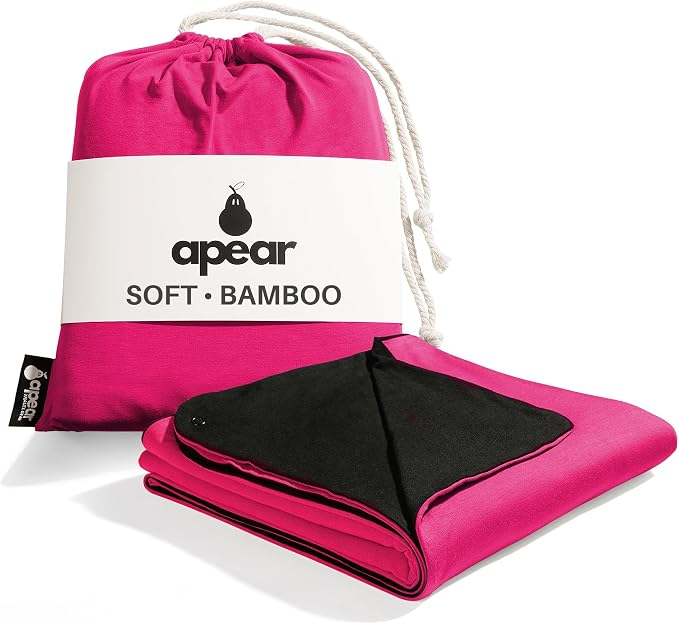 16-in-1 Compact Travel Blanket with Bag – Reversible, Ultra Soft Bamboo Airplane Blanket with Hidden Pocket – Packable for Flights & Travel Essentials (Semi-Weighted, Double Layer) by ApearTravelGear