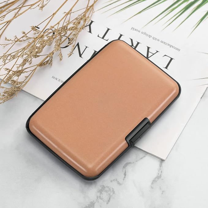 RFID Blocking Credit Card Protector Case Holder Wallet for Men Women | RFID Blocking Credit Card Protector Aluminum ID Case Hard Shell Business Card Holders Metal Wallet for Men or Women - Image 7