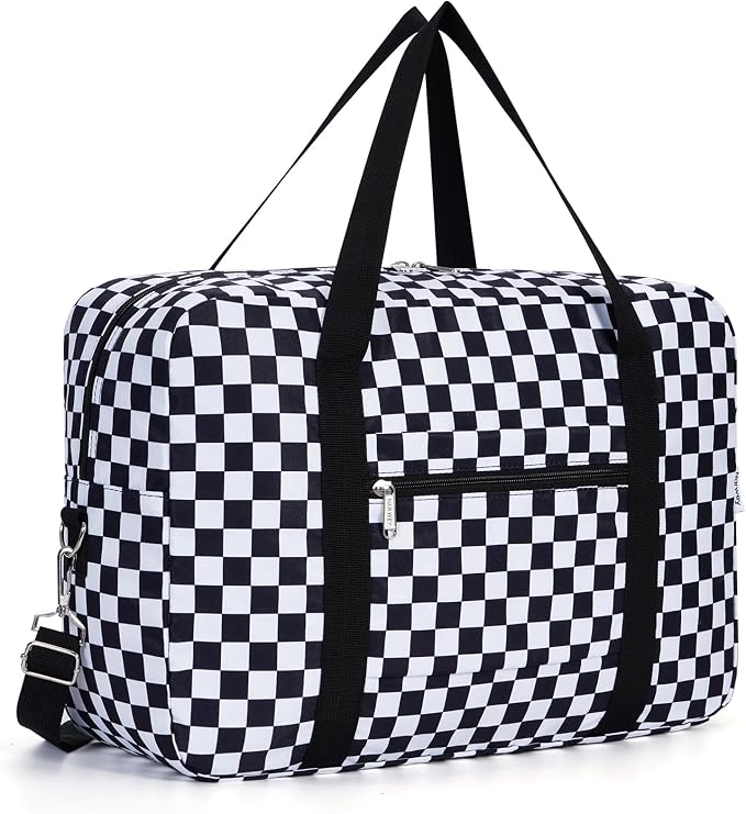 For Spirit Airlines Personal Item Bag Foldable Travel Duffel Bag Tote Carry on Luggage Duffle Overnight for Women and Men by Narwey