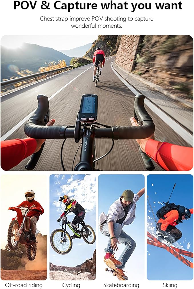 Osmo Action Chest Mount, Cross Body Strap Harness Chesty with Magnetic Quick Release for DJI Osmo 360 Action 5 Pro 4 3 Bike Motorcycle Cycling Hiking Aaccessories - Image 7