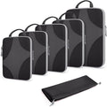 Bagsmart Compression Packing Cubes, Travel Bag Cruise Ship Essentials | Lightweight, Compressible Suitcase Organizer Set fit Standard Carry-On & Checked Luggage, 6 Set, 14 Set Washable Packing Bags by BAGSMART