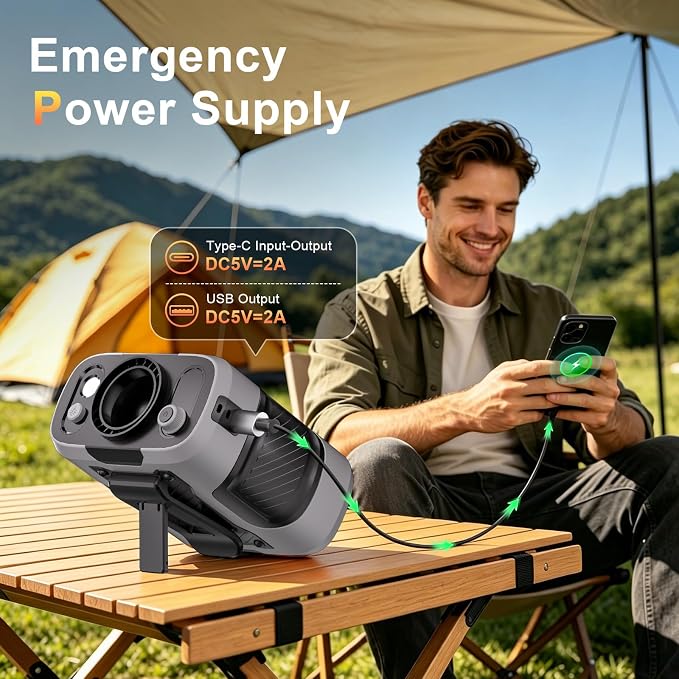 Portable Waist Fan Personal 14500mah 100 Speeds Clip On Shirt Fan Belt | Cooling Device Wearable Cool Body Blow Cold Air Rechargeable Pocket Mini Men Workers Outdoor Travel Hiking Gifts - Image 5