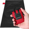 Odoland Sandproof Beach Blanket, Waterproof Portable Mat with Carry Pouch | 43.3“x27.5” Quick Drying & Foldable Lightweight Sand Free Beach Mat Tarp for Hiking, Camping, Travel, Red by Odoland