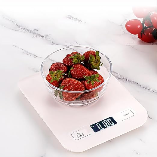 Digital Shipping Scale,Stainless Steel Panel, Accurate Portable Postal Scale for Packages, Small Business,Kitchen, Food, Handmade, Liquids, and Boutique (White Battery(5kg/1g)) - Image 7