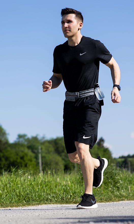 Fitgriff® Running Belt for Men & Women - Secure Jogging Pouch for Phone, Keys & Essentials - For All Cell Phones - Image 3