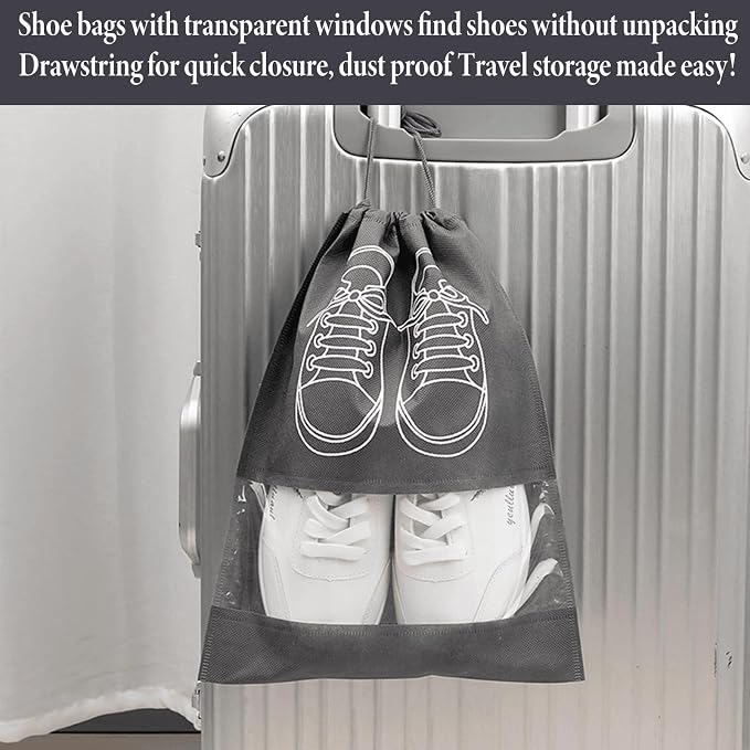 10 Pack Shoe Bags for Travel,Shoe Bags,Shoe Storage Bags,Shoe Dust Bags - Image 3