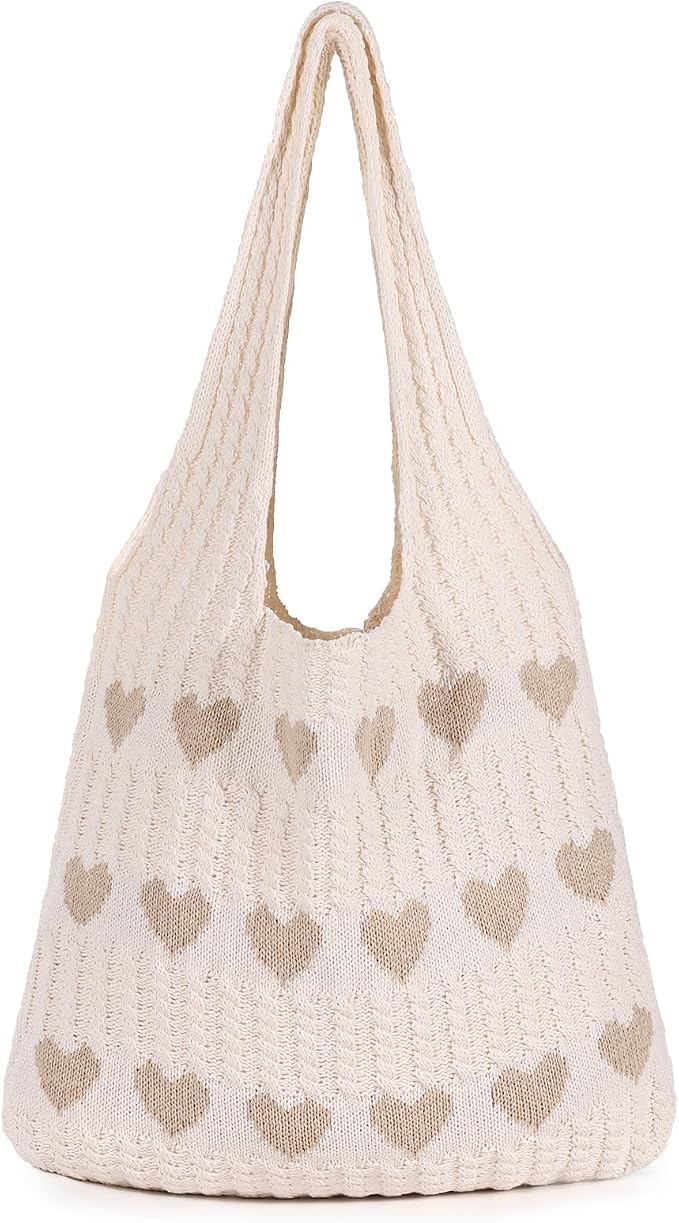 Sightor Crochet Tote Bag, Mesh Beach Bag Knit Summer Hobo Bag for Women | Beach Tote bag Vacation Outfits Aesthetic Boho Bag by Sightor