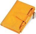 Small Wallet Women RFID Blocking Soft Leather Bifold Compact Card Holder Wallet for Women with Zipper Coin Pocket 4 ID Window by Airkit