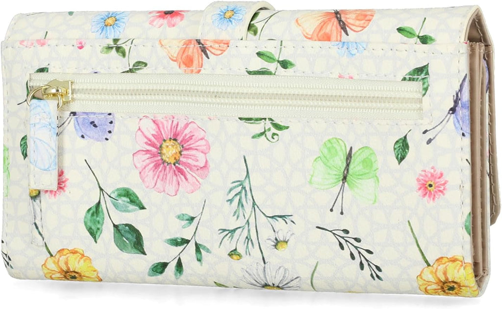 Mundi File Master Womens RFID Blocking Wallet Clutch Organizer With Change Pocket - Image 3