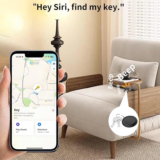 2 Pack GPS Trackers for Vehicles Work with Find My(iOS Only)Mini Car Finder - Image 5