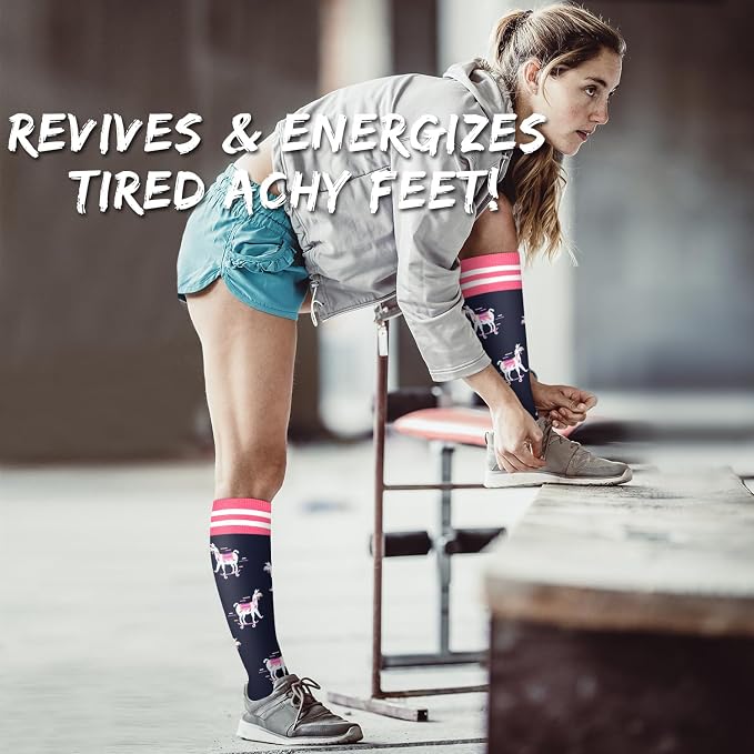 COOLOVER Copper Compression Socks for Women and Men(6 Pairs)-Best Support for Running, Athletic, Travel - Image 2