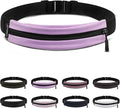Fitgriff® Running Belt V2 for Men & Women - Slim Fanny Pack, Phone Holder for Jogging, (Fits All Cell Phones) - Money Belt, Runners Waist Pouch (Purple, One Size (Waist 24.4 – 43.3 inches)) by FITGRIFF
