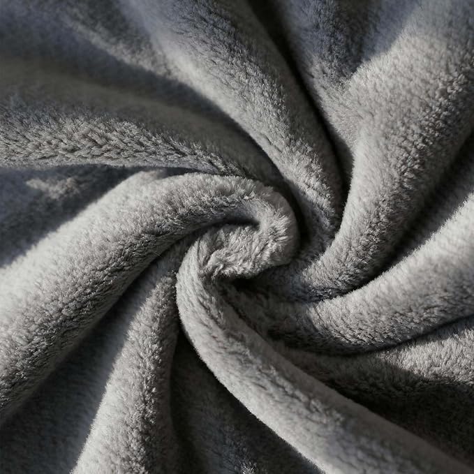 Travel Blanket Pillow, Soft Airplane Blanket 2-in-1, Travel Blanket Airplane Compact with Bag, Travel Essentials Accessories for Plane and Car,60x40 Grey - Image 8
