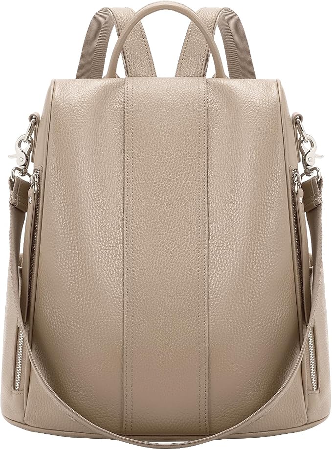 Genuine Leather Backpack Purse for Women Anti-theft Fashion Backpack Bags by UEIRY