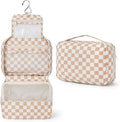 Narwey Small Hanging Travel Toiletry Bag for Women, Travel Bag for Toiletries, Makeup Bag Organizer Cosmetic Bags Make Up Bags for Girls by Narwey
