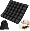 Inflatable Seat Cushion, Airplane Seat Cushion for Long Flights | Travel Seat Cushion | Office Chair | Wheelchair | Press-to-Inflate | Sciatica Pain Relief | Portable | Storage Bag by HLCZLUZ