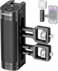 NEEWER Side Handle Grip with Wireless Remote Control Button Shutter Trigger for Smartphone Cage Video Rig, 2 Mount Adapters with 1/4" Screws & Locating Pins, Compatible with SmallRig Cages, PA005E by Neewer