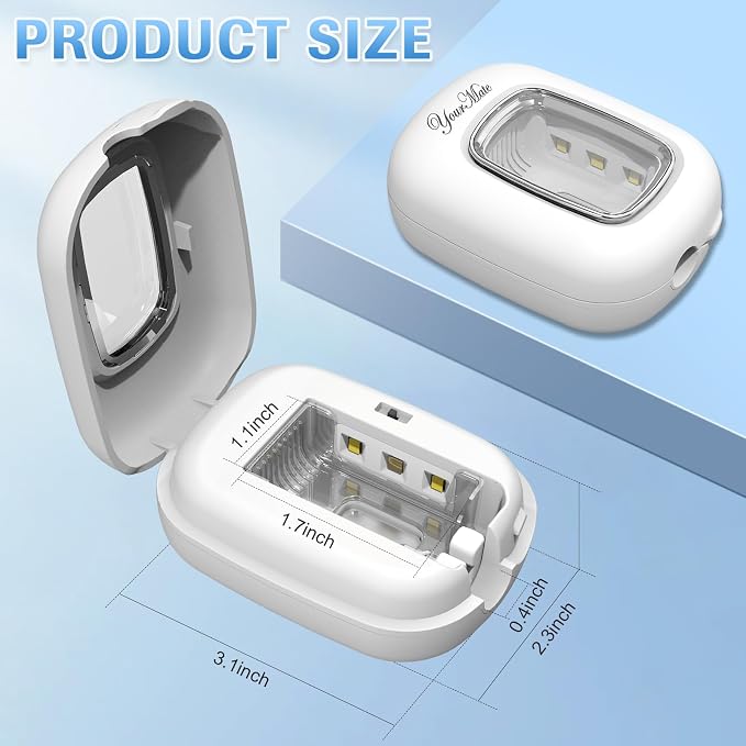 YourMate UVC Toothbrush Sanitizer Case for Electric & Manual Toothbrushes - Image 4