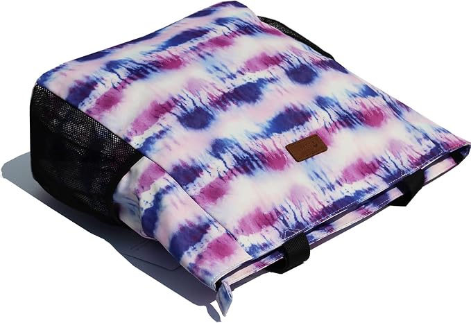 ESVAN Original Floral Water Resistant Large Tote Bag Shoulder Bag for Gym Beach Travel Daily Bags Upgraded - Image 5