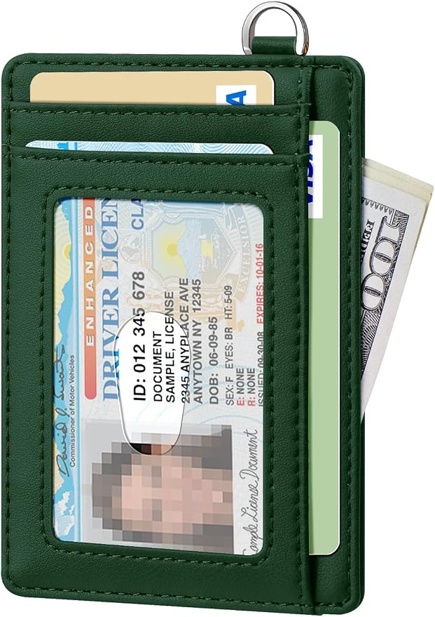 FurArt Slim Minimalist Wallet RFID Credit Card Holder for Men | slim minimalist compact rfid id window thin - Image 2