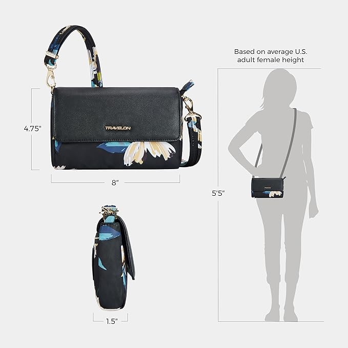 Travelon Anti-Theft Addison Convertible Crossbody/Belt Bag - Image 5