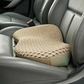 Livtribe Car Seat Cushion - Memory Foam Seat Pad for Sciatica & Lower Back Pain Relief - Driving Cushion with Breathable Mesh Cover - Road Trip Essentials for Drivers (3D Beige) by Livtribe