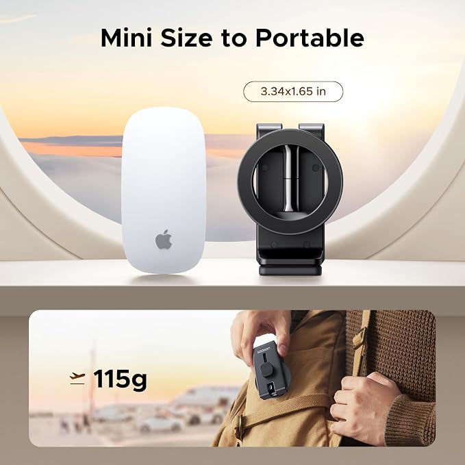 UGREEN Airplane Phone Holder for Magsafe Air Plane Travel Essentials Magnetic Phone Mount Compatible with iPhone 17 Air 16 15 14 Plus 13 12 Pro Max Mini Magsafe Case, Handsfree for Long Flight Flying - Image 6