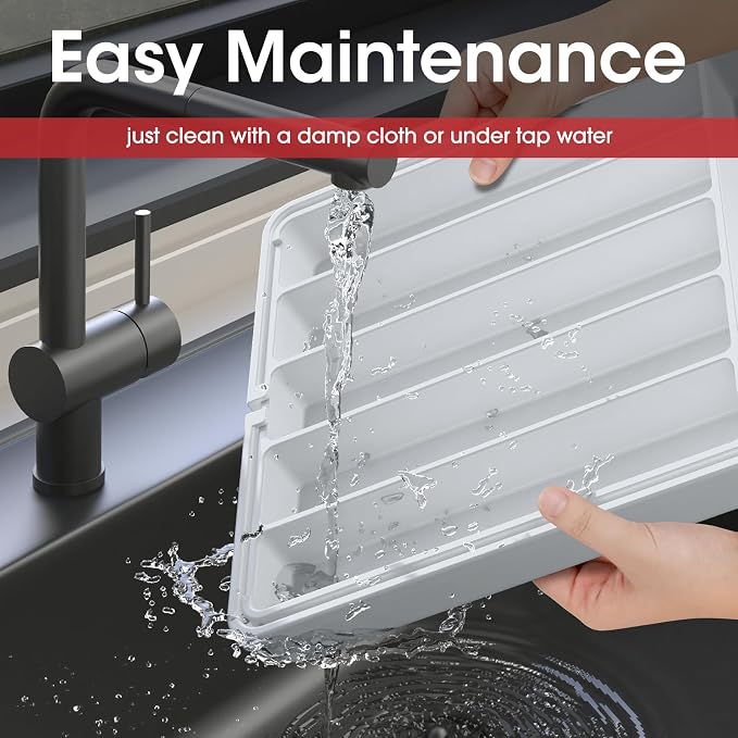 Aujen Silverware Drawer Organizer, Adjustable Utensil Cutlery Tray | Expandable Kitchen Organizer for Forks Knives, Multipurpose Kitchen Storage, Apartment Essentials, White, Large - Image 5