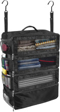 Olosar Suitcase Organizer, Travel Luggage Organizer Portable Hanging Travel Shelves Collapsible Hanging Packing Cubes for Carry on Suitcase by Unknown