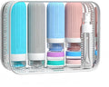 Vitog 16 Pack Travel Bottles Set, TSA Approved Silicone Toiletry Containers for Shampoo & Conditioner, Leak Proof Refillable Traveling Size Liquid Containers, Travel Essentials Toiletry Bottles by Vitog